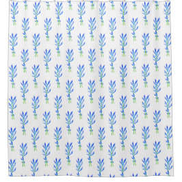 Tansy (L) op een douchegordijn