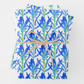 Tansy (L) op een inpakpapier vel Set van 3 (In situ)