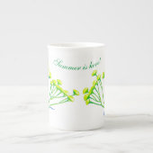 Tansy op een Bone China Mok (Voorkant)