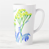 Tansy op een grote latte Mok (Rechts)