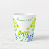 Tansy op een kleine latte Mok (Voorkant)