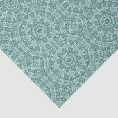 Tantalizing in het blauwgroen tissuepapier (Detail)