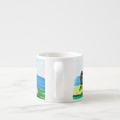 Tantallon Castle and the Bass Rock, Schotland Espresso Kop (Achterkant)