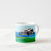 Tantallon Castle and the Bass Rock, Schotland Espresso Kop (Voorkant rechts)