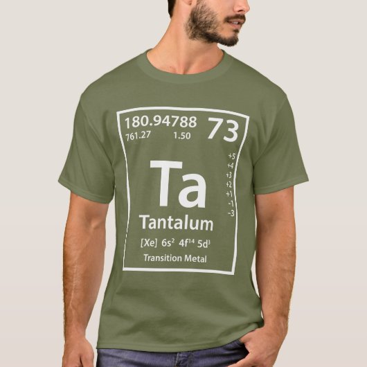 Tantalumelement (wit) T-shirt (Voorkant)