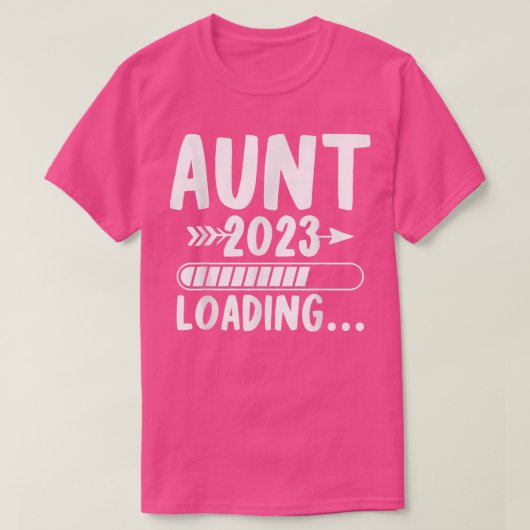 Tante 2023 Binnenkort Tante Worden Zwangerschap An T-shirt (Design voorkant)