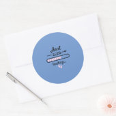 tante 2024 laden zwangerschap tante geboorte ronde sticker (Envelop)