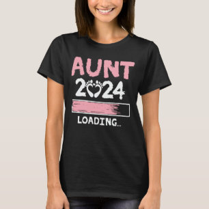 Tante 2024 Lading Grappige Toekomst Nieuwe Tante o T-shirt