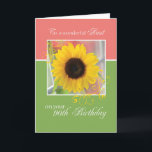 Tante, 90ste verjaardag, alleen een briefje zonneb kaart<br><div class="desc">Breng een heerlijke dag naar je tante met deze kaart. Het heeft een prachtige zonnebloemfoto om de boodschap van gezegde hallo hi en Dit is een perfecte die je kunt geven met je mooie wensen op haar 90ste verjaardag.</div>