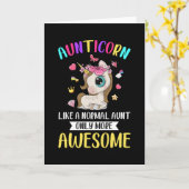 Tante-achtig als een gewone tante kaart (Gele Bloem)