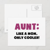 Tante: Als een slechts Koeler Mamma, Briefkaart (Voorkant / Achterkant)