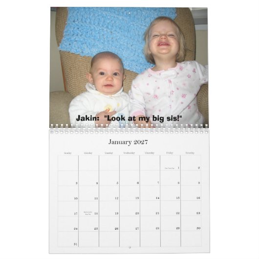 Tante Amy's kalender (Jan 2027)