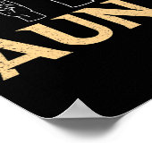 Tante ASL Amerikaanse gebarentaaltolk doof Poster (Hoek)