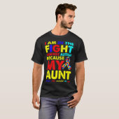 Tante Autisme Bewustzijn Puzzel Gift T-shirt (Voorkant volledig)