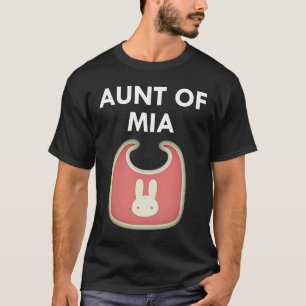 Tante Baby Mia Pasgeboren Meisje Individueel T-shirt