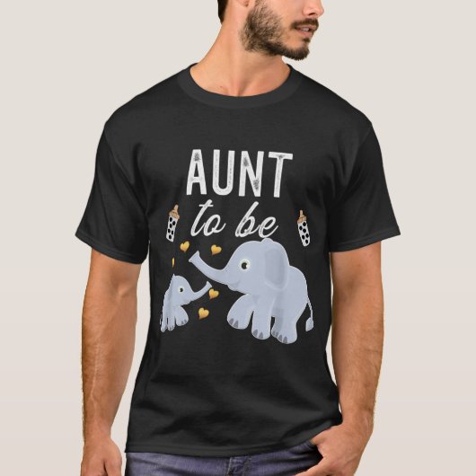 Tante Baby shower T-shirt (Voorkant)