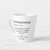 Tante Best tante Ever Typography Definition Latte Mok (Linkerhoek)