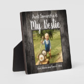 Tante Bestie Bureaubladfotografie Fotoplaat (Voorkant)