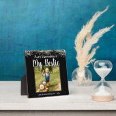 Tante Bestie Glitter Desk Foto Fotoplaat (Insitu)