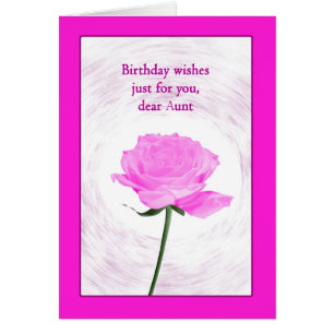 Tante Birthday Beauful Pink Rose