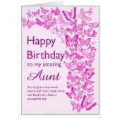 Tante Birthday Butterflies (Voorkant)