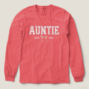 Tante Bloem Varsity Letter Kokette Strik Custom Tri-Blend Shirt