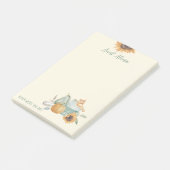 Tante Bloom, waar je in de herfst van de zonnebloe Post-it® Notes (Schuin)