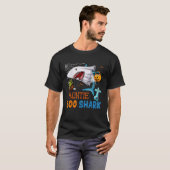 Tante Boo Shark Halloween Shark Kostuum Geest Wit T-shirt (Voorkant volledig)