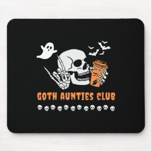 Tante Club Tante Halloween Spooky Gothic Skeleton Muismat