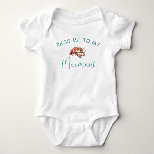 Tante Crawfish Baby T-shirt (Voorkant)