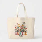 Tante, Custom, Gepromoveerd naar tante Grote Tote Bag (Voorkant)