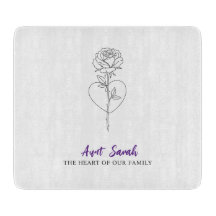 Tante Cutting Board - Het hart van onze familie