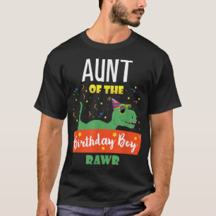 Tante Dinosaurus Grappige Verjaardag Jongen Tante  T-shirt