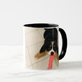 Tante Dog tante Typografie Foto Gift Mok (Voorkant rechts)