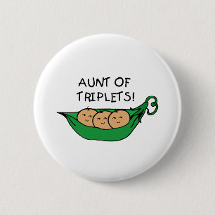 Tante druppels ronde button 5,7 cm