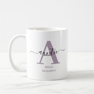 Tante Elegant Script Monogram Koffiemok