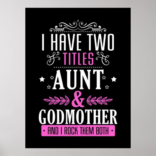 Tante en Godmoeder Poster (Voorkant)