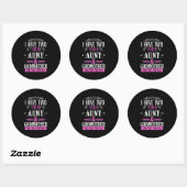 Tante en Godmoeder Ronde Sticker (Vel)