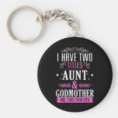 Tante en Godmoeder Sleutelhanger (Voorkant)