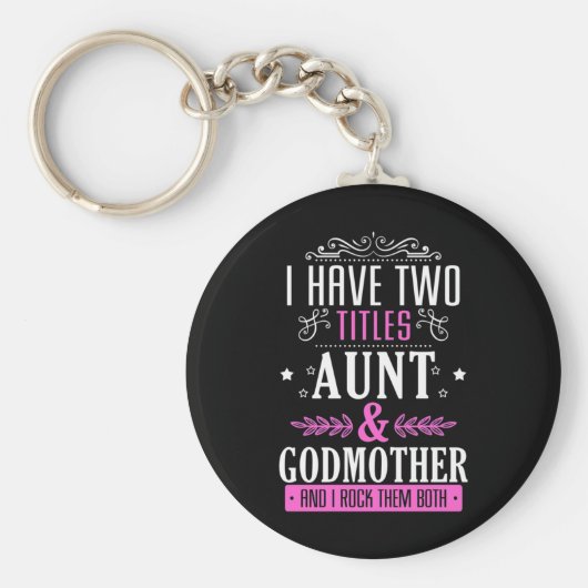 Tante en Godmoeder Sleutelhanger (Voorkant)