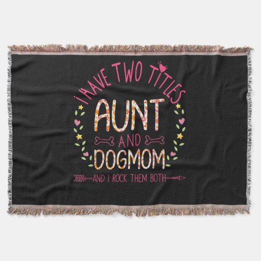 tante en hond mam geeft vrouwen zonnebloemen hart  deken (Voorkant)