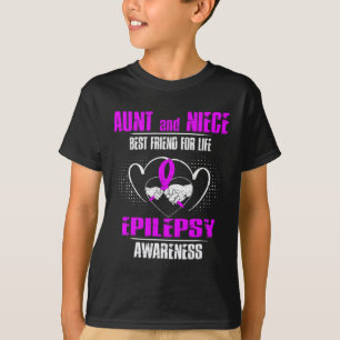 Tante en nicht beste vriend van het leven epilepsi t-shirt