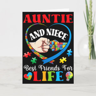 Tante en nicht beste vrienden voor het leven Autis Kaart