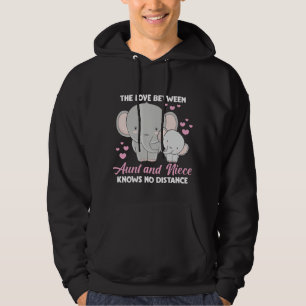 Tante en nicht Love Auntie Family Elephant Hearts Hoodie