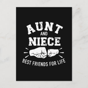 Tante en nichtvrienden voor het leven briefkaart