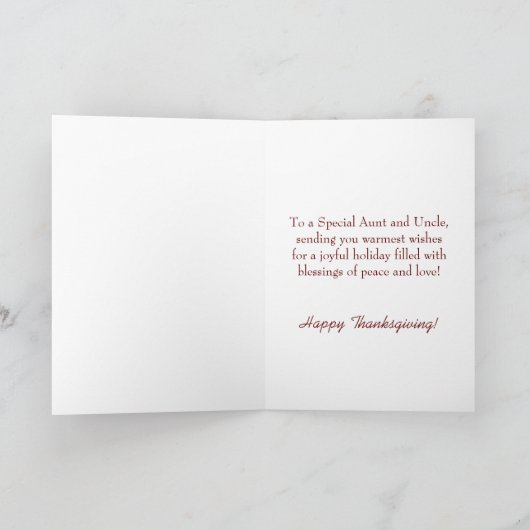 Tante en Oom Thanksgiving over de Kaart van Mijlen (Binnen)