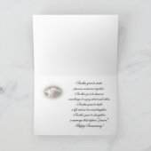 Tante en oom Wedding Jubileum Kaart (Binnen)