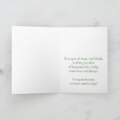 Tante en oomgeel Jubileum Kaart (Binnen)