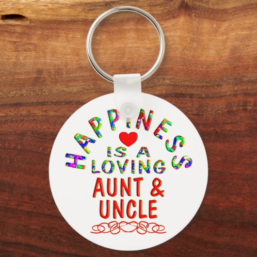 Tante en oomgeluk sleutelhanger (Voorkant)