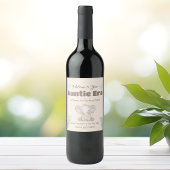 Tante Era Zwangerschap onthullen Wijn Label Set Wijn Etiket